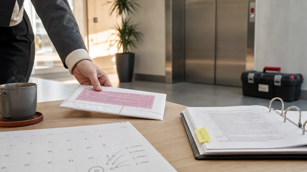Comment résilier un contrat d'entretien ascenseur sans pénalités